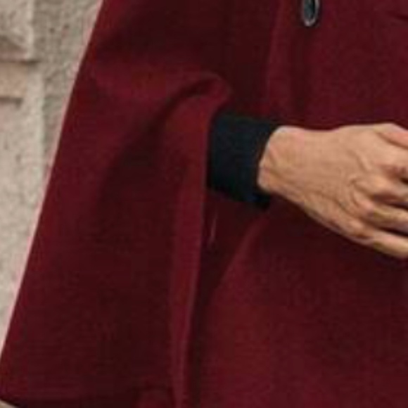 Classic Double Breasted Wide Sleeve Jacket Coat - Picture 5 of 7